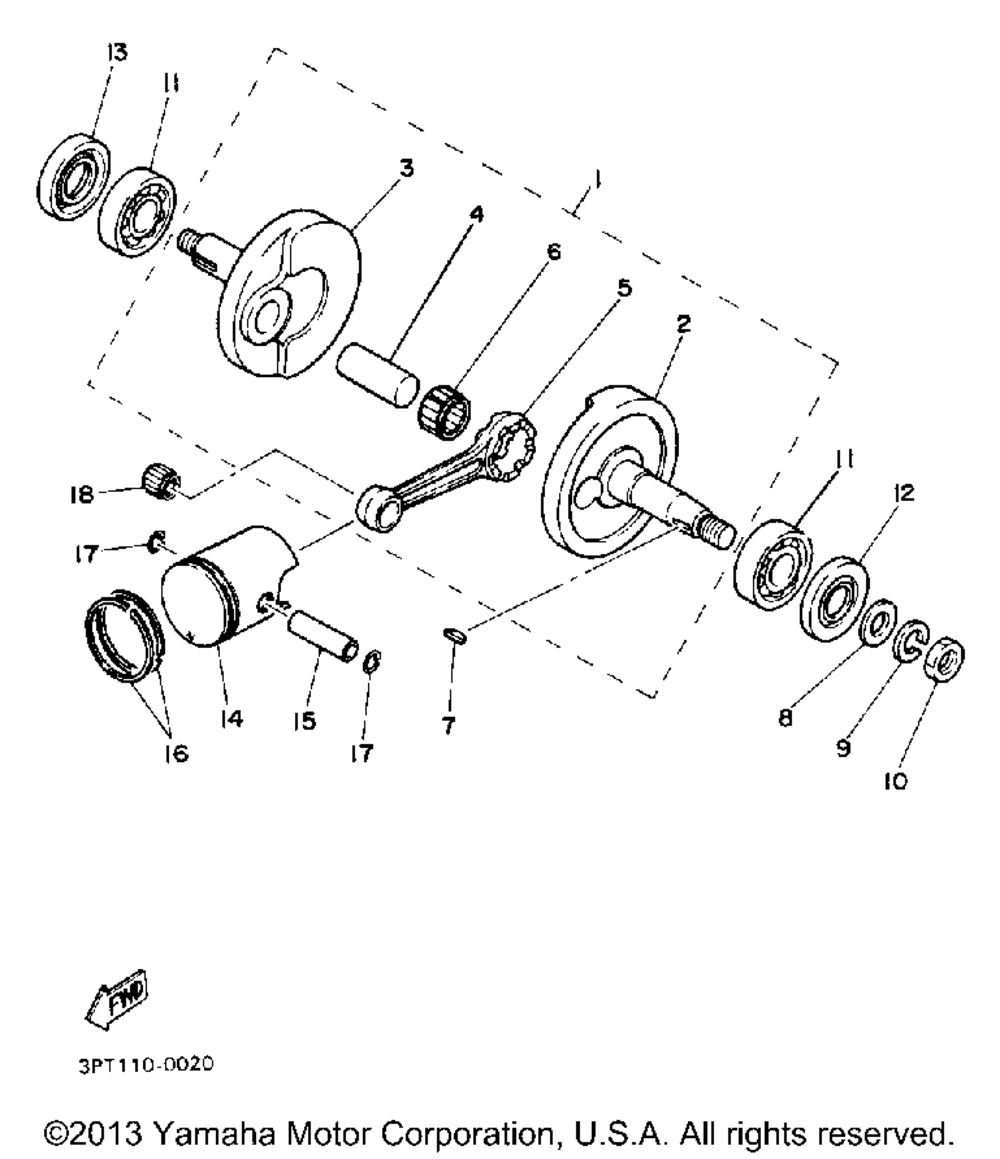 Crankshaft - piston