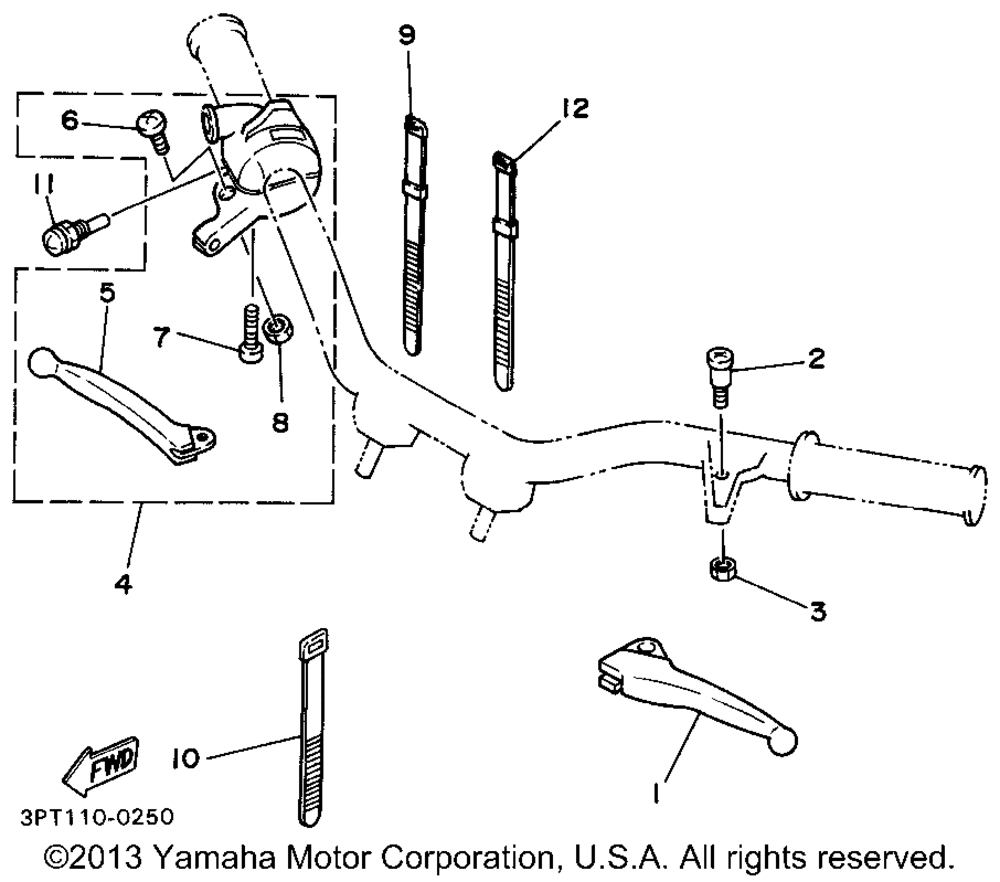 Handle switch - lever