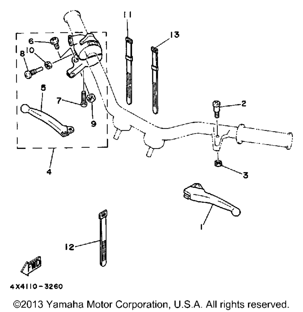 Handle switch - lever