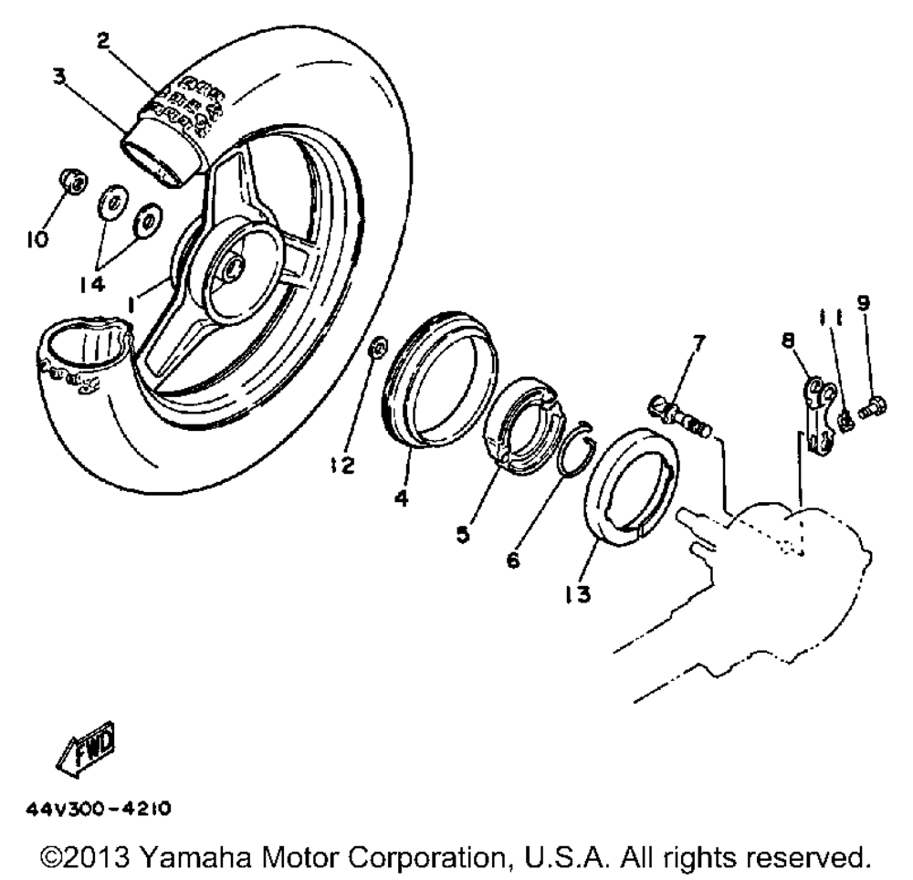 Rear wheel