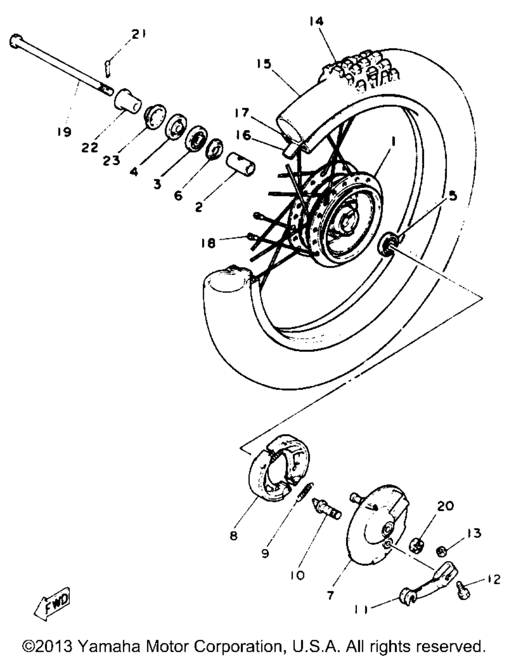 Front wheel