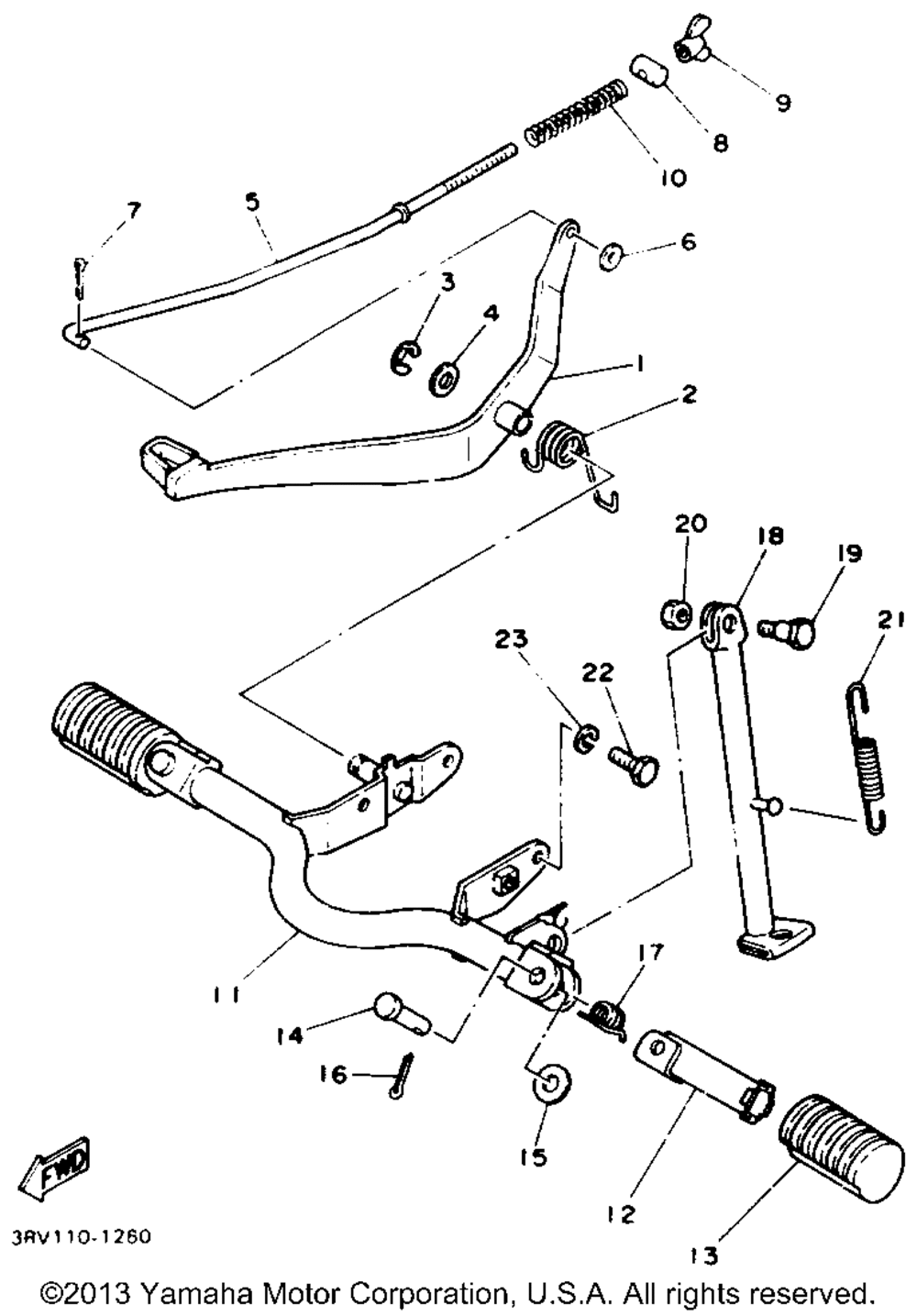 Stand - footrest