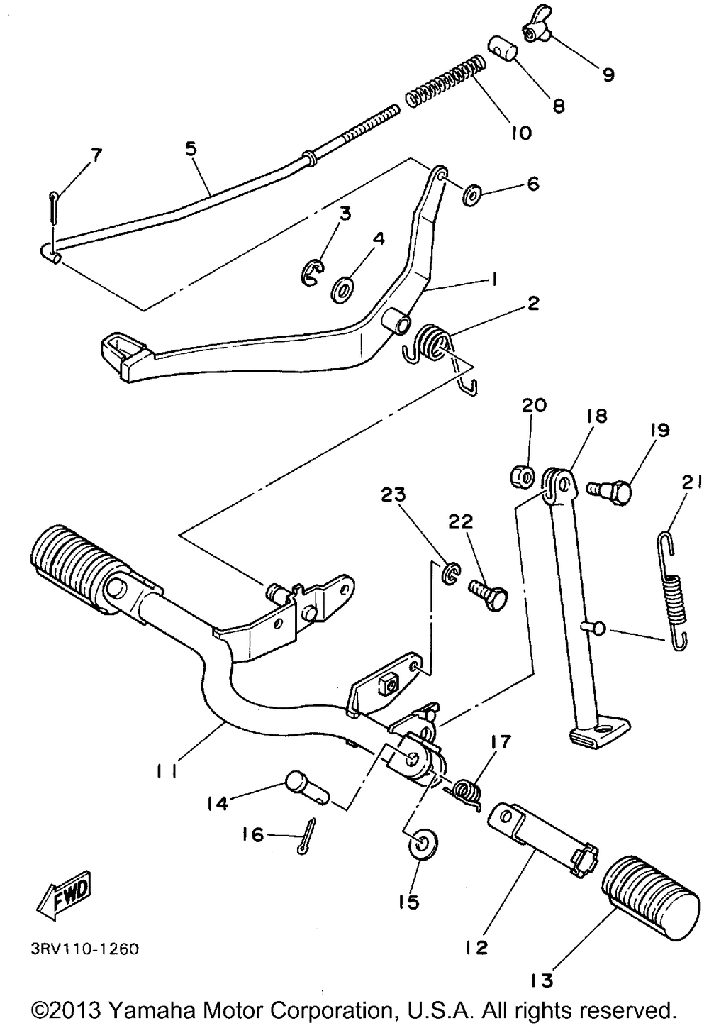 Stand - footrest