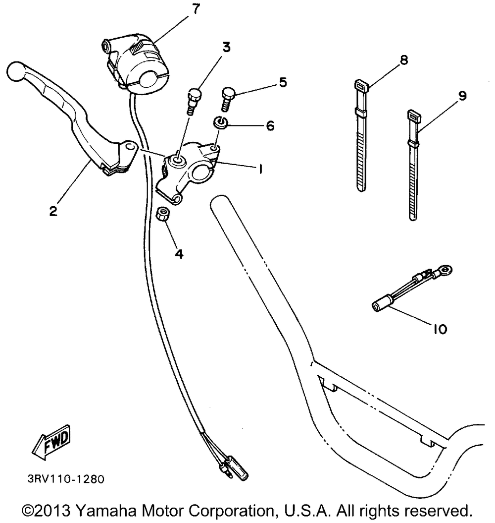 Handle switch - lever