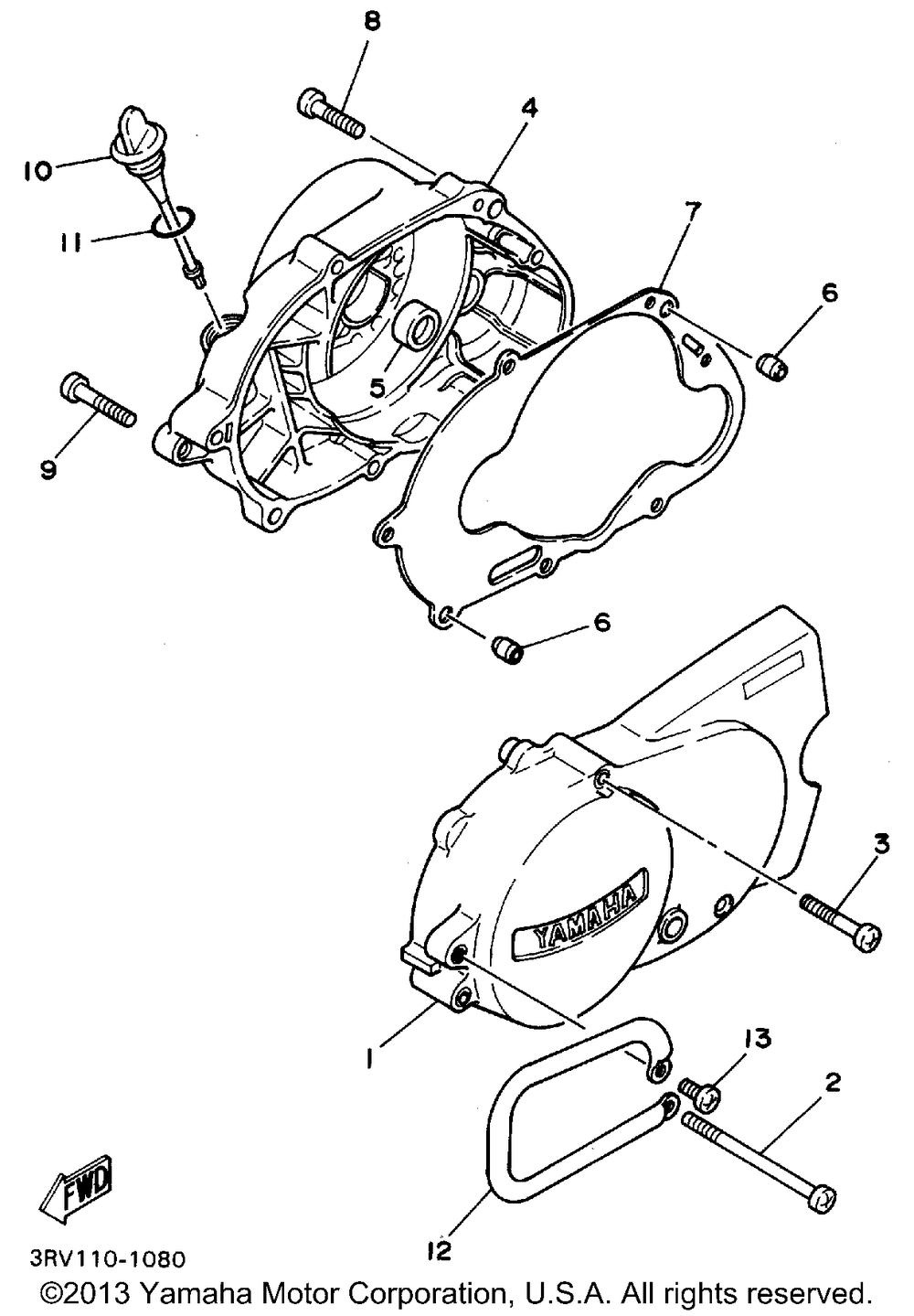 Crankcase cover 1