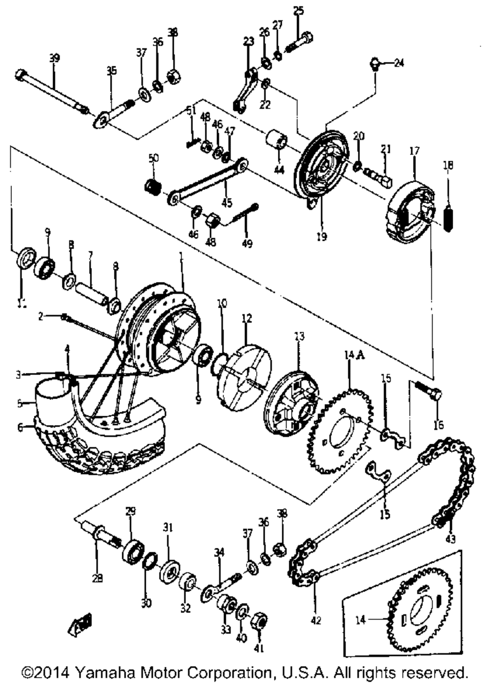 Rear wheel