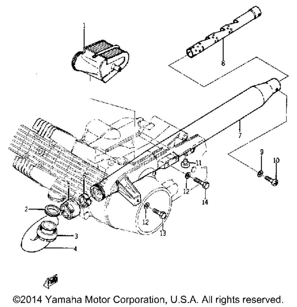 Air cleaner - muffler