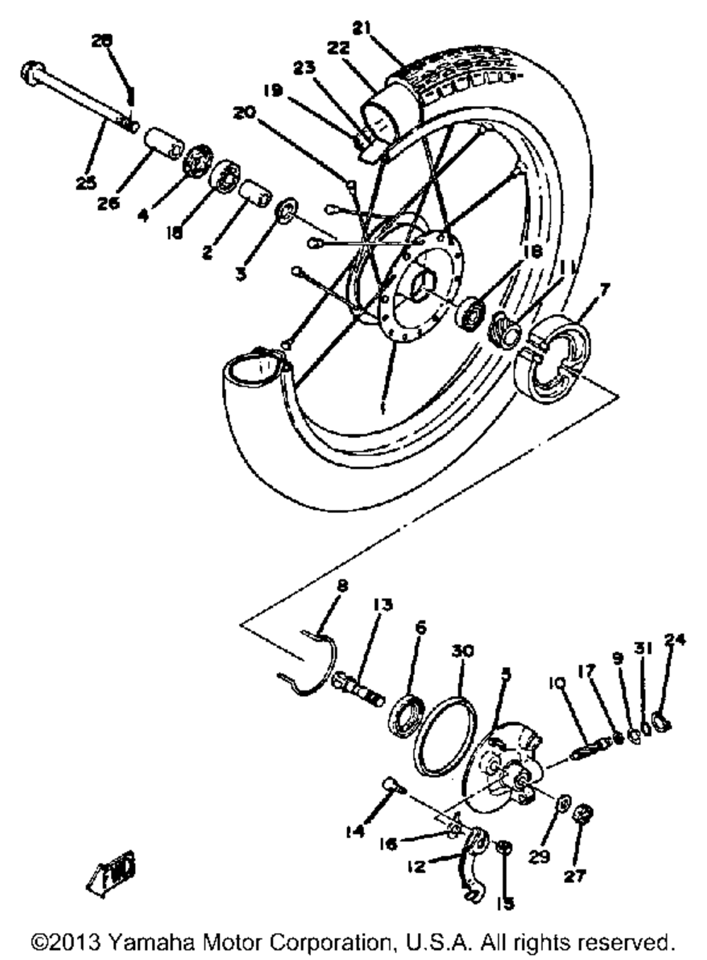 Front wheel