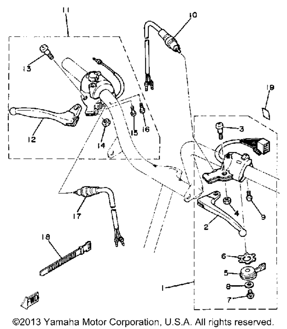 Handle switch - lever