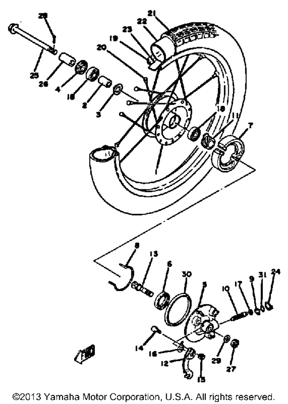 Front wheel