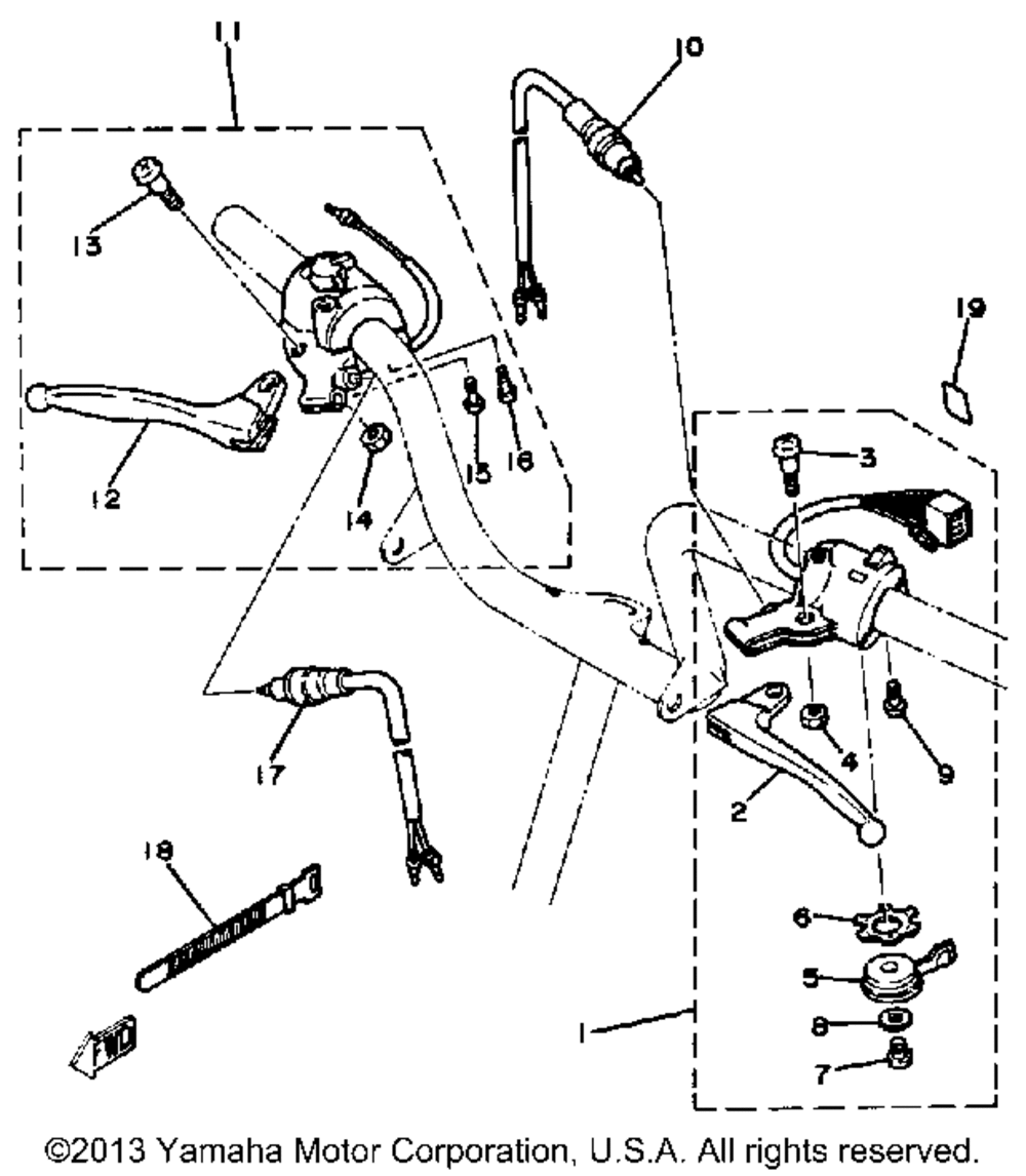 Handle switch - lever