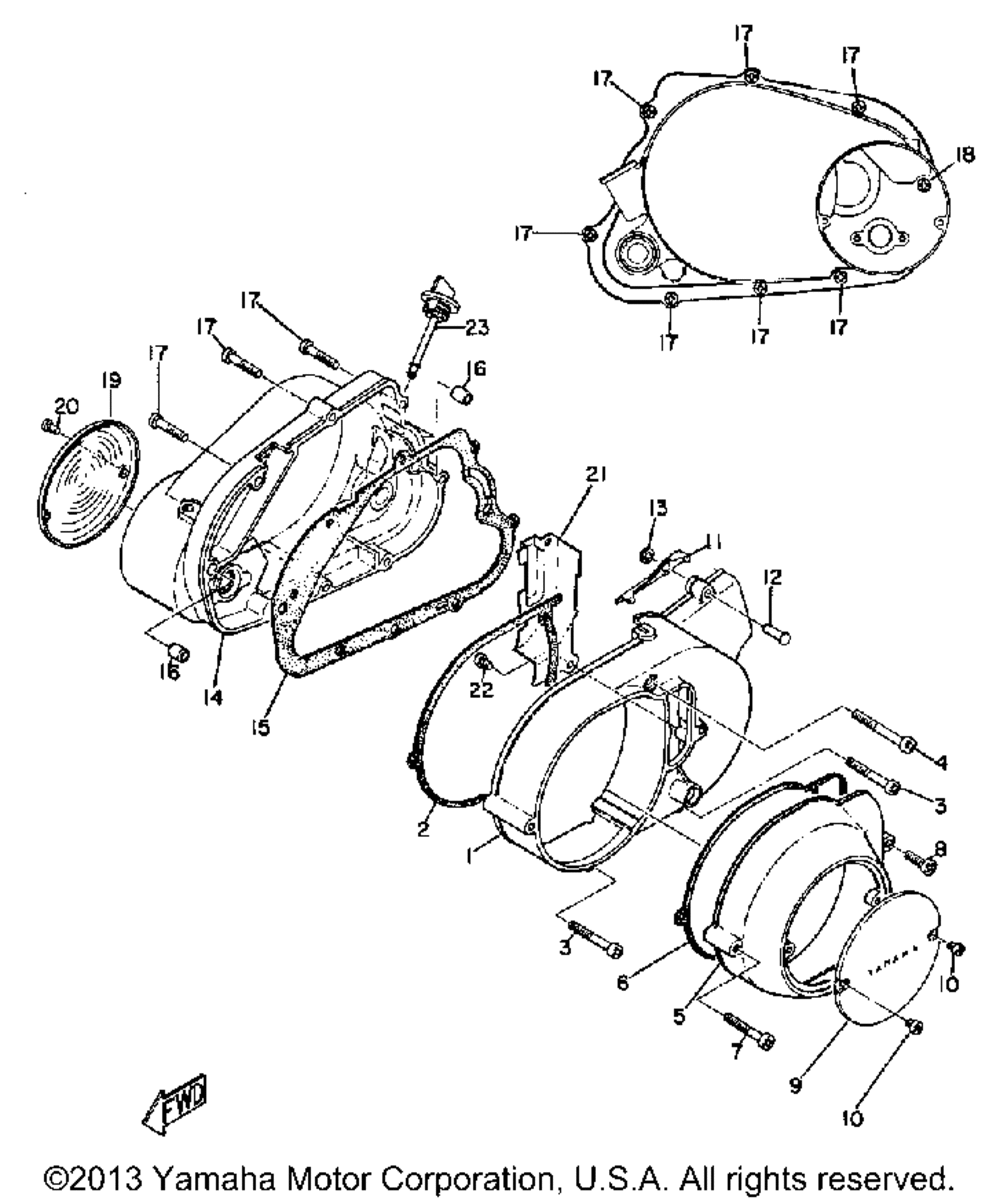 Crankcase cover