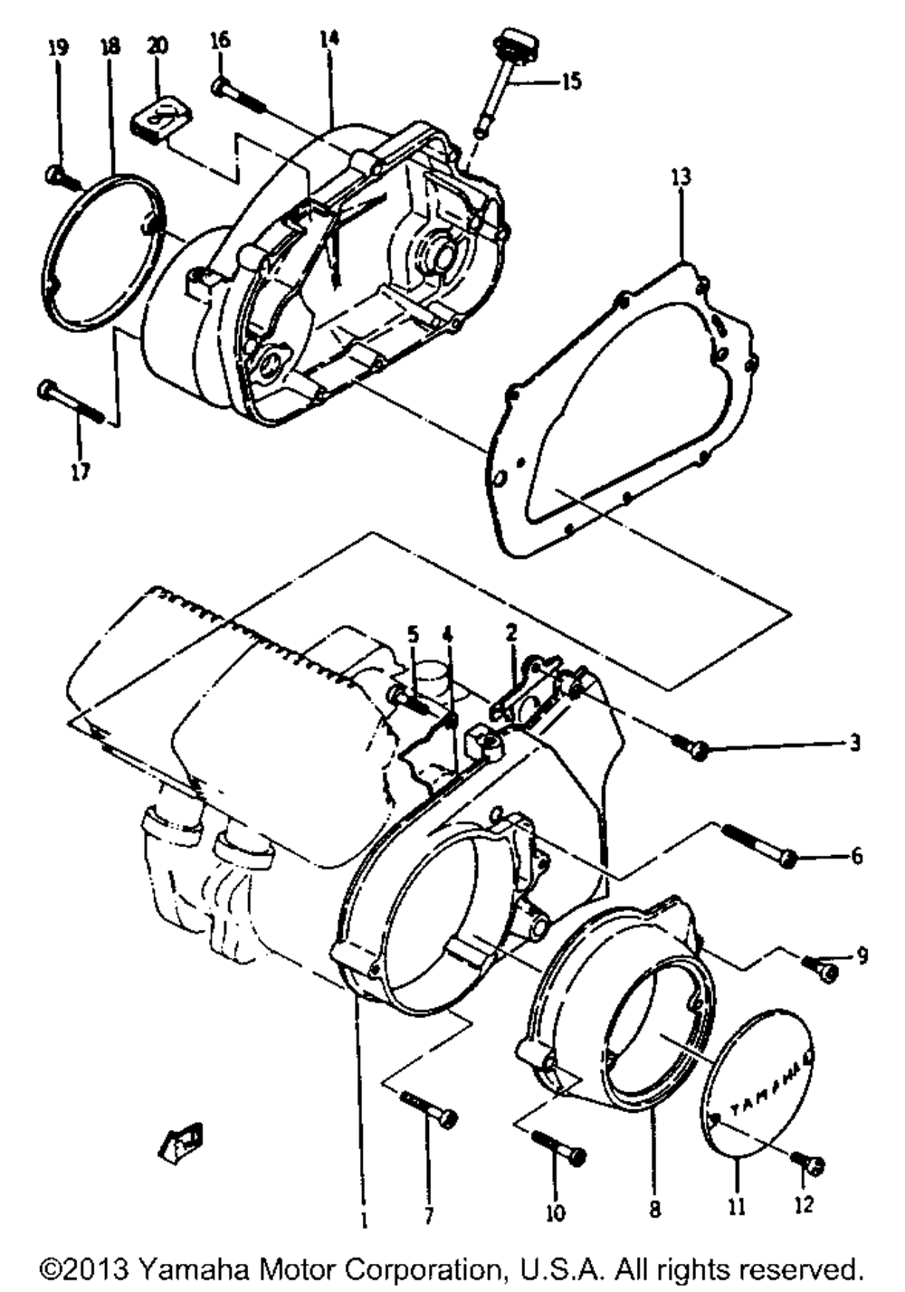 Crankcase cover