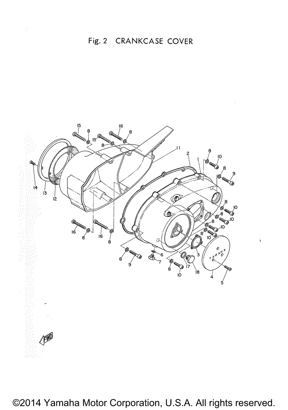 Crankcase cover