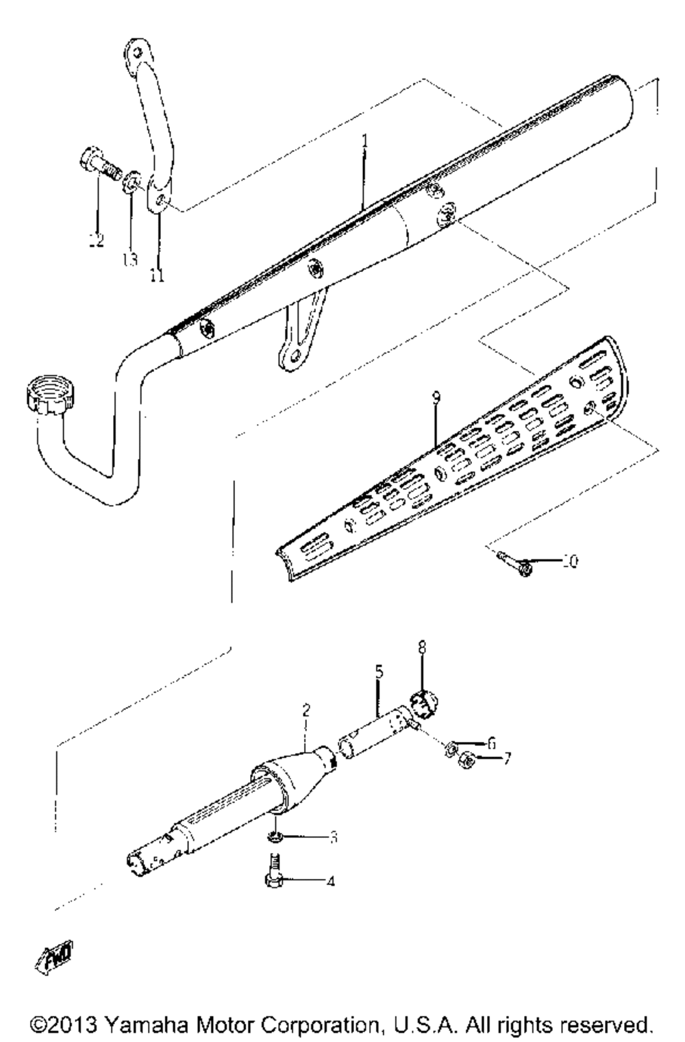 Muffler (2) (optional parts)