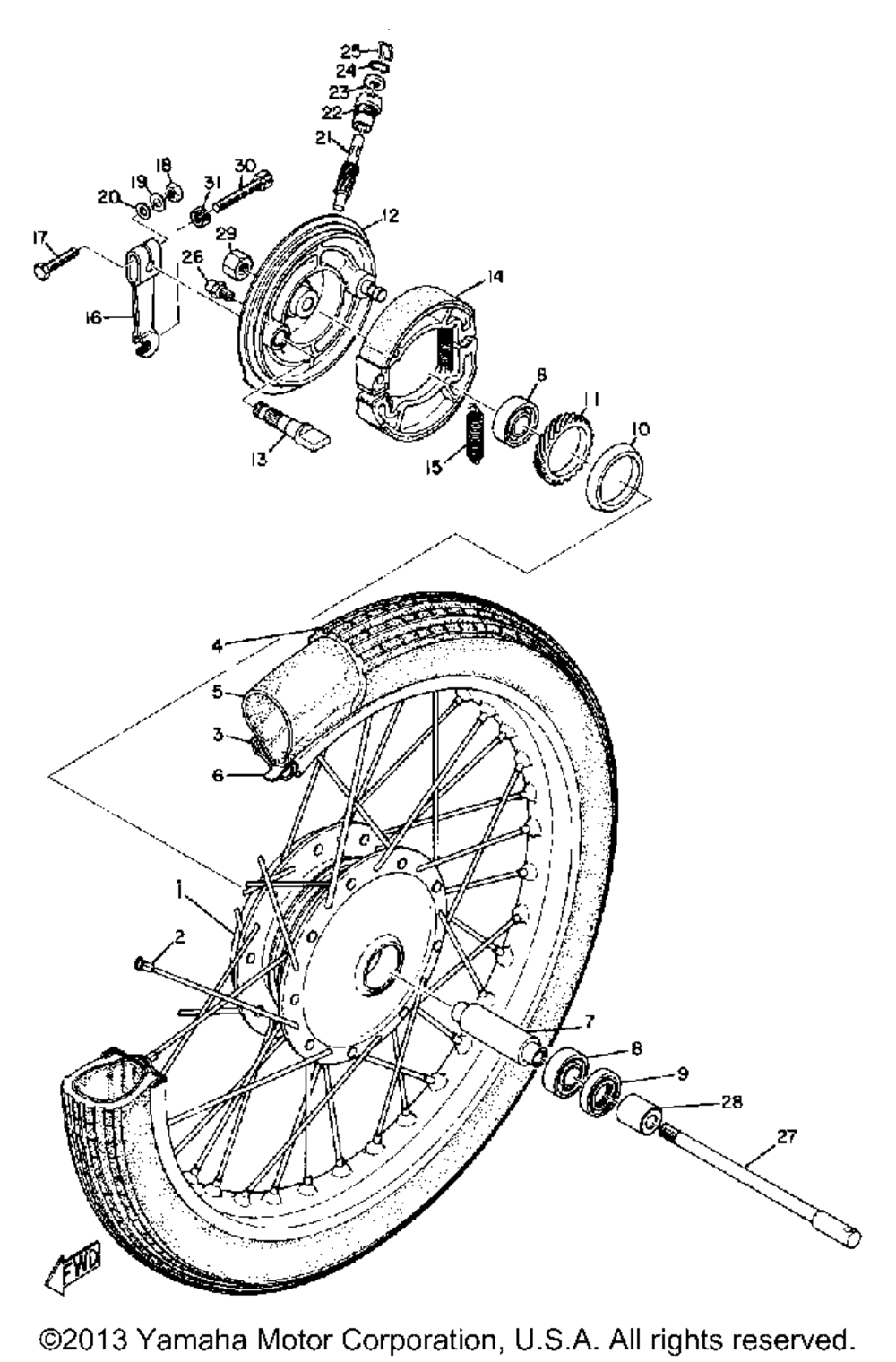 Front wheel