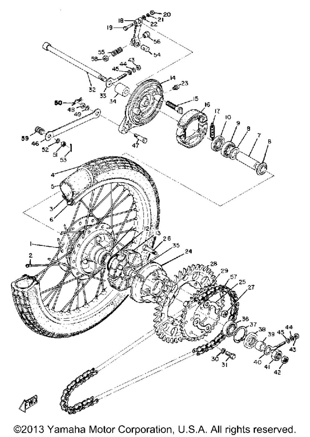 Rear wheel