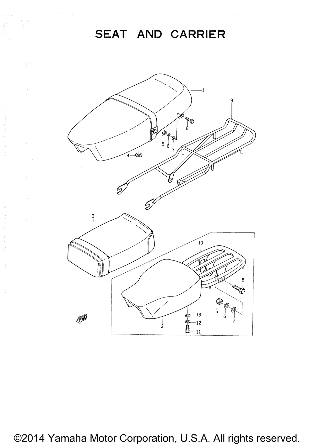 Seat - carrier