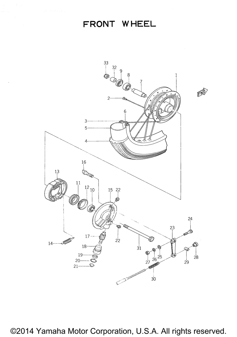 Front wheel