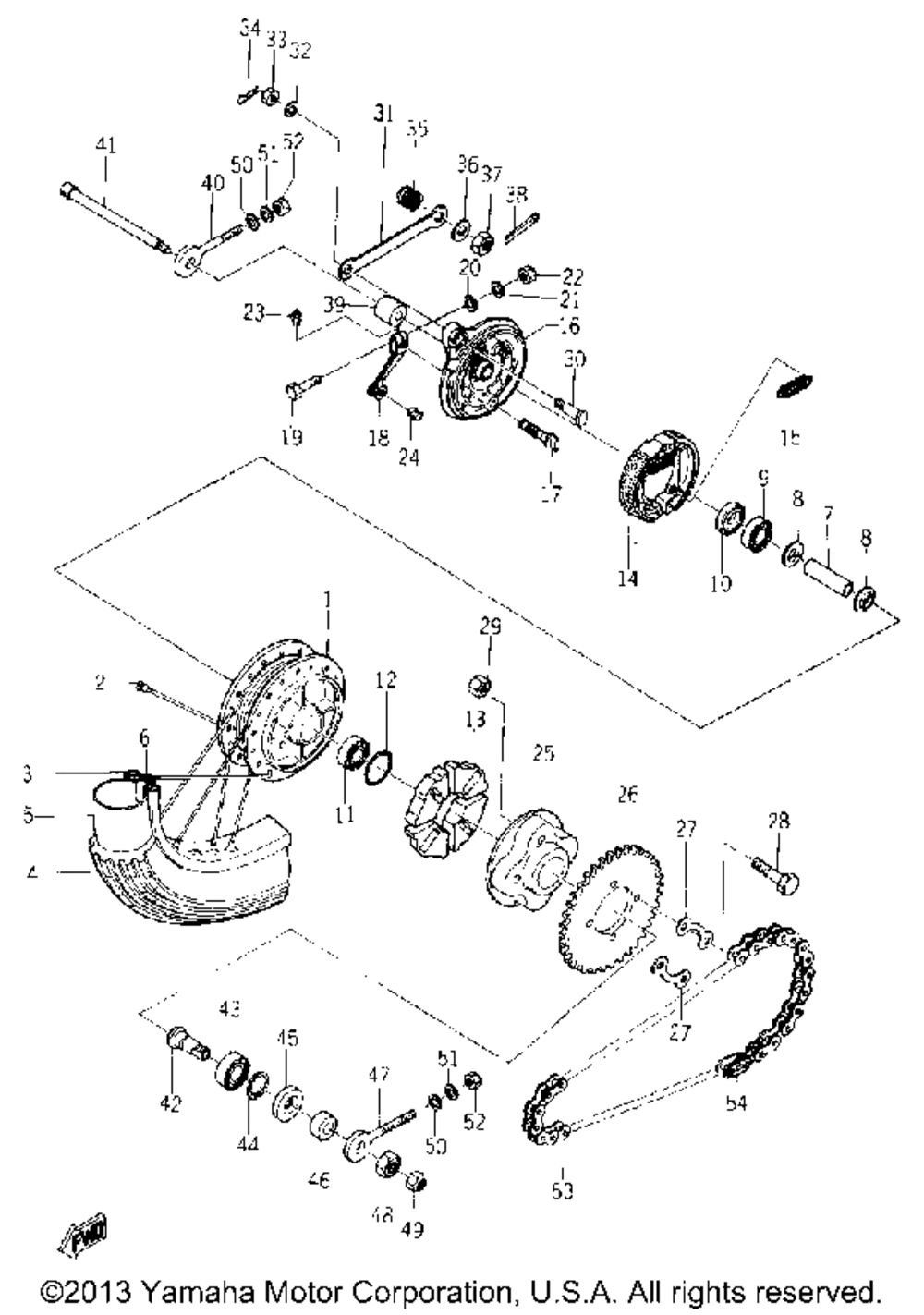 Rear wheel