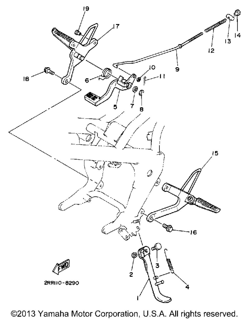 Stand-footrest