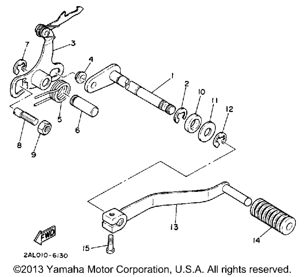 Shift shaft