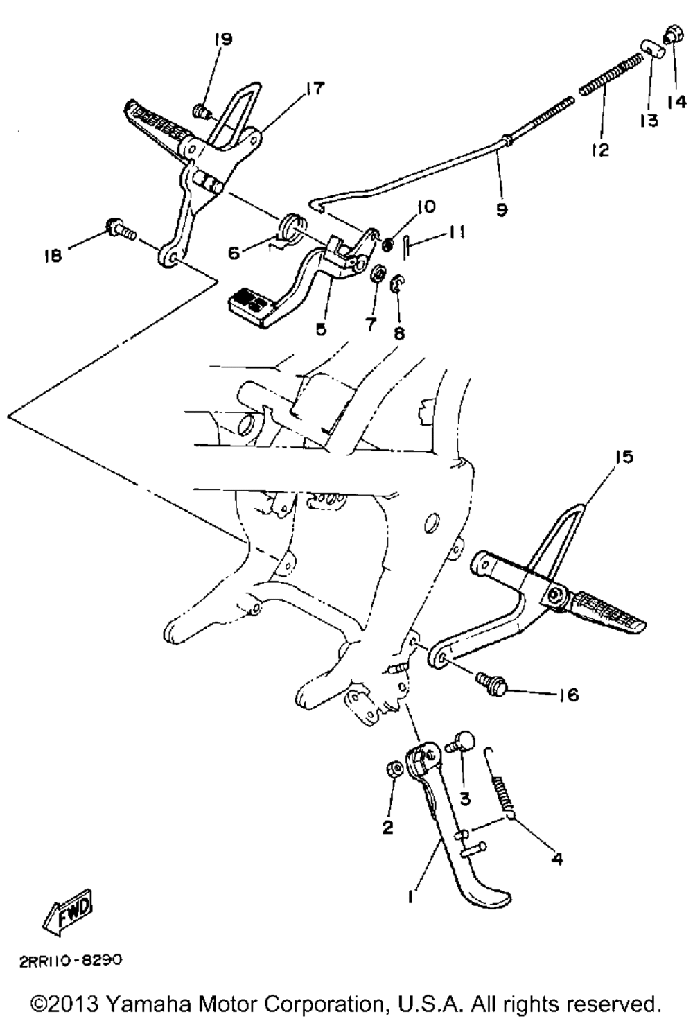 Stand - footrest