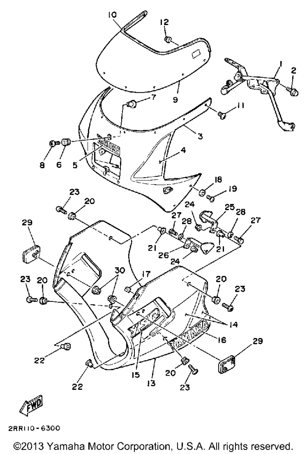 Fairing-cowling