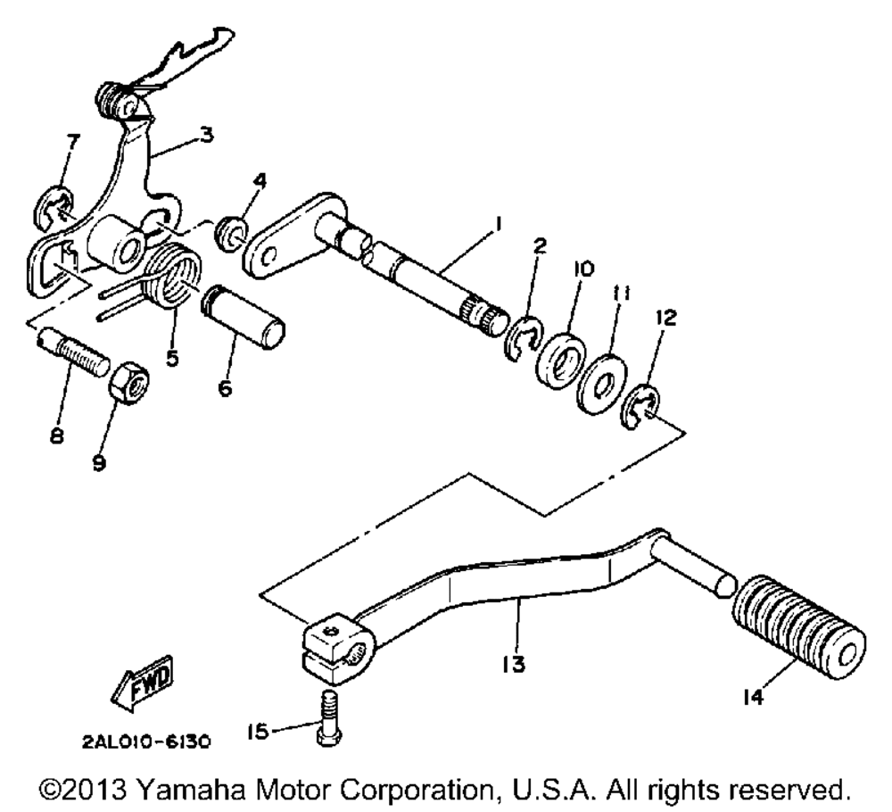 Shift shaft