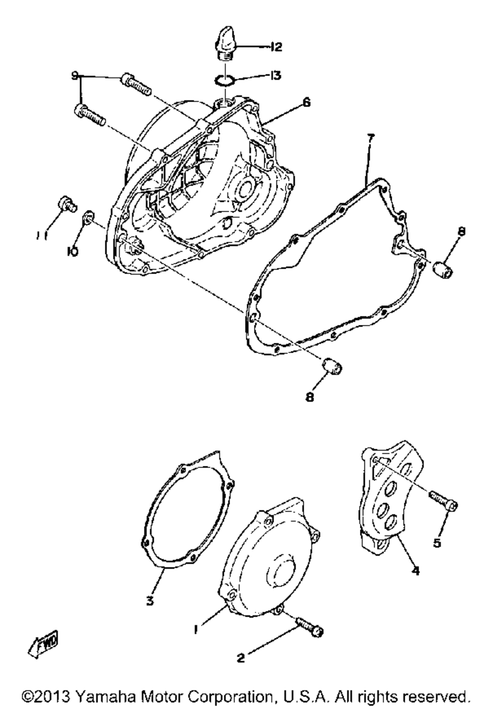 Crankcase cover