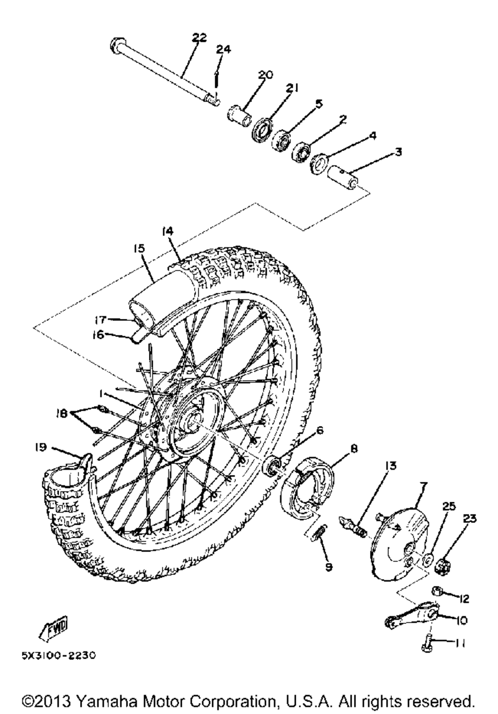 Front wheel