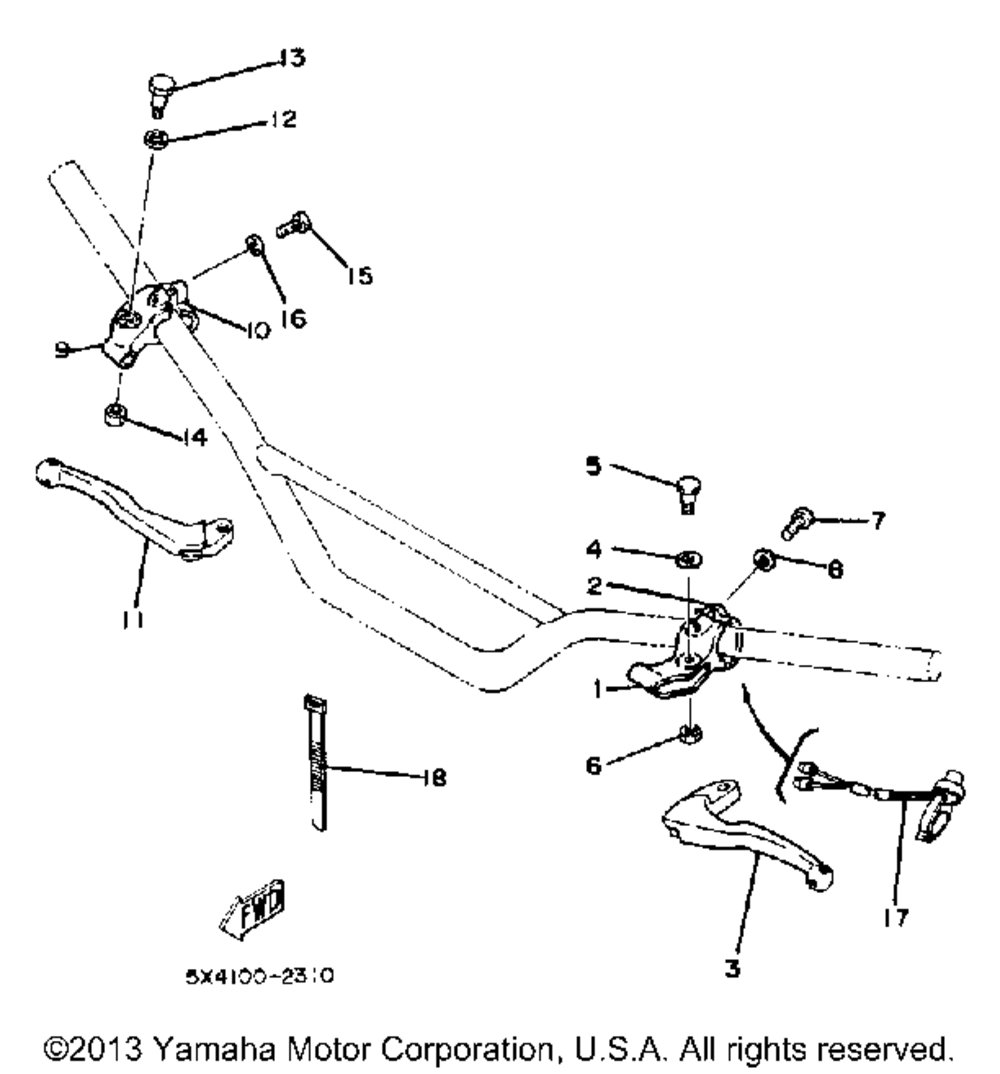 Handle switch - lever