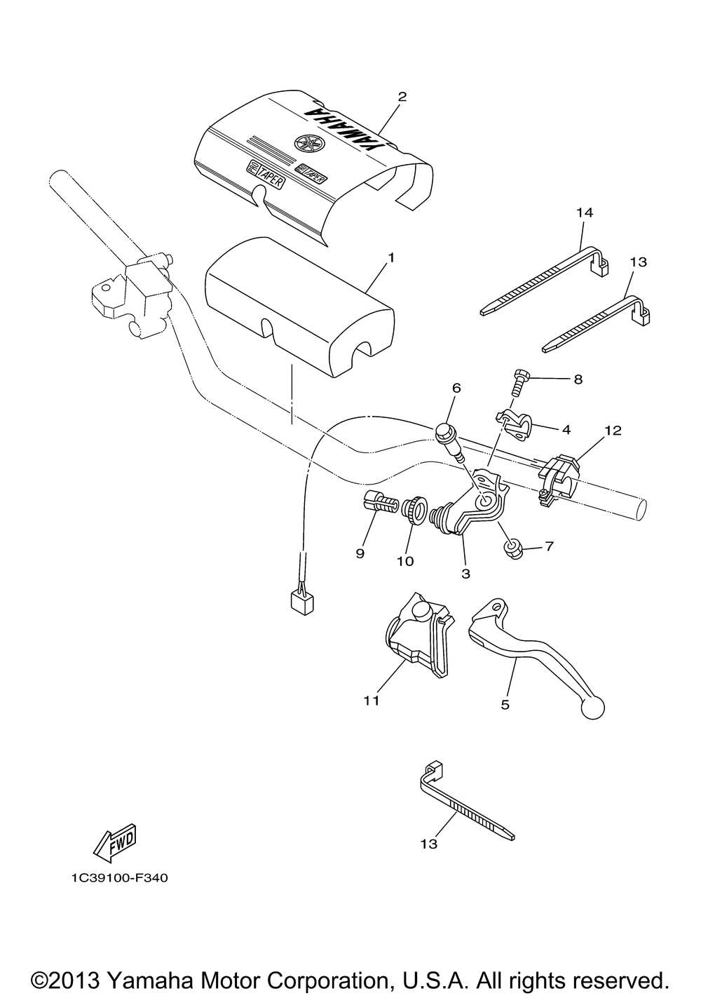 Handle switch lever