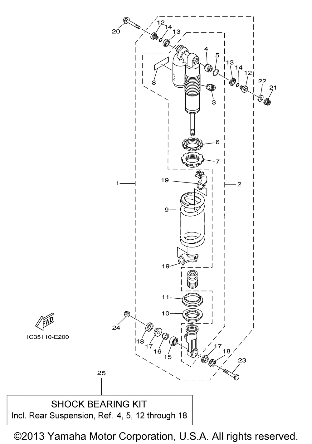 Rear suspension