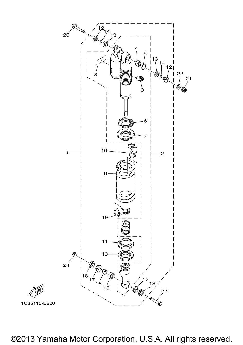 Rear suspension