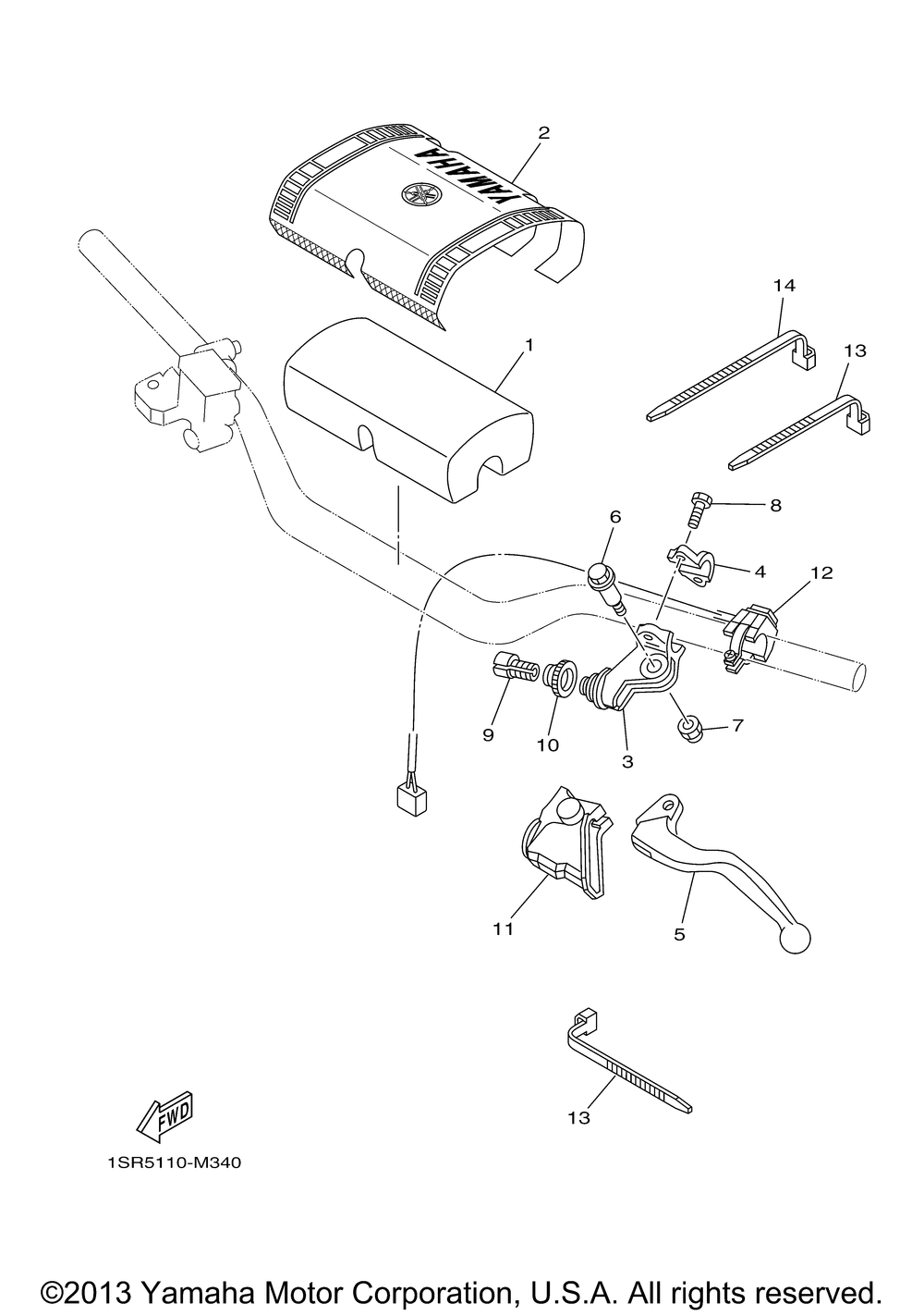 Handle switch lever