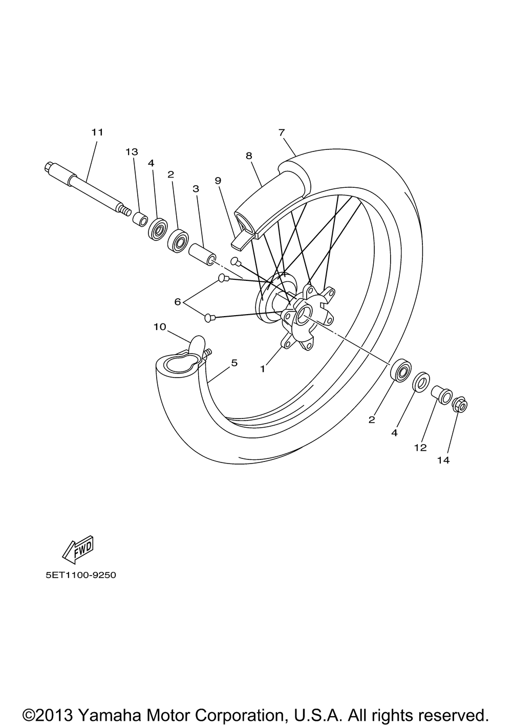 Front wheel