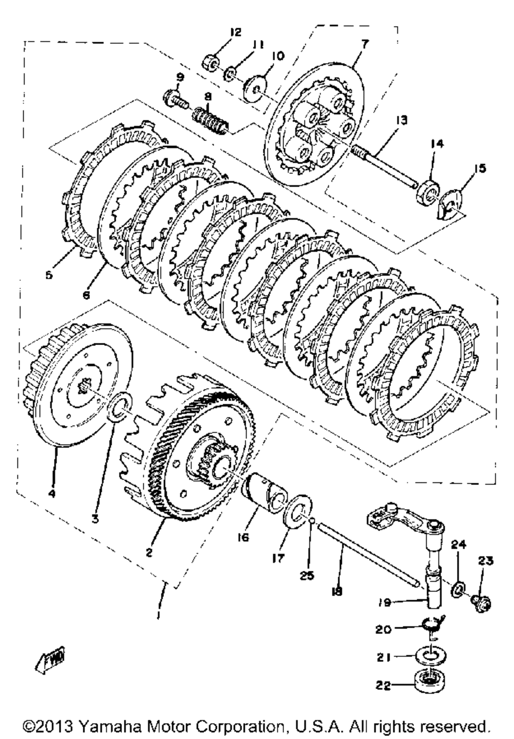 Clutch yz125d