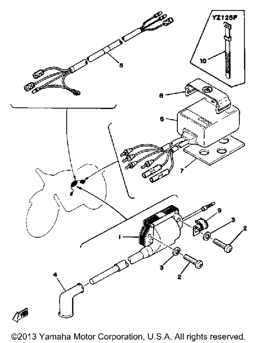 Electrical yz125e - f