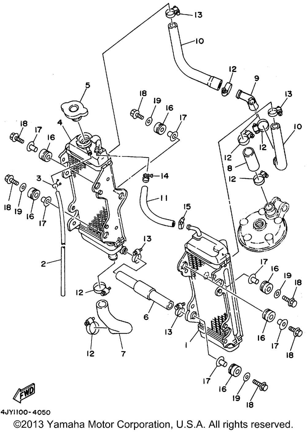 Radiator - hose