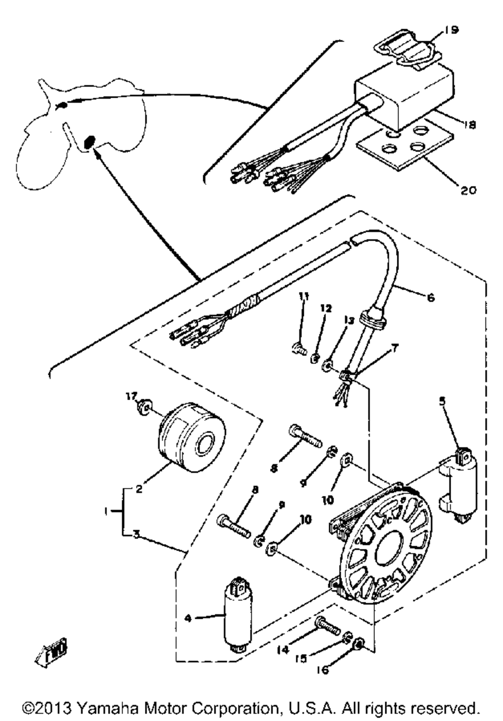 Generator yz125g