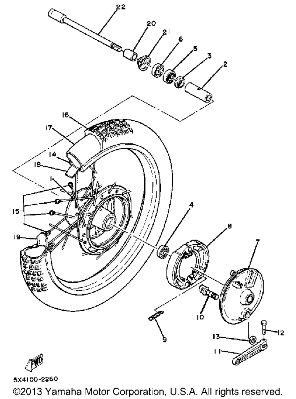 Front wheel