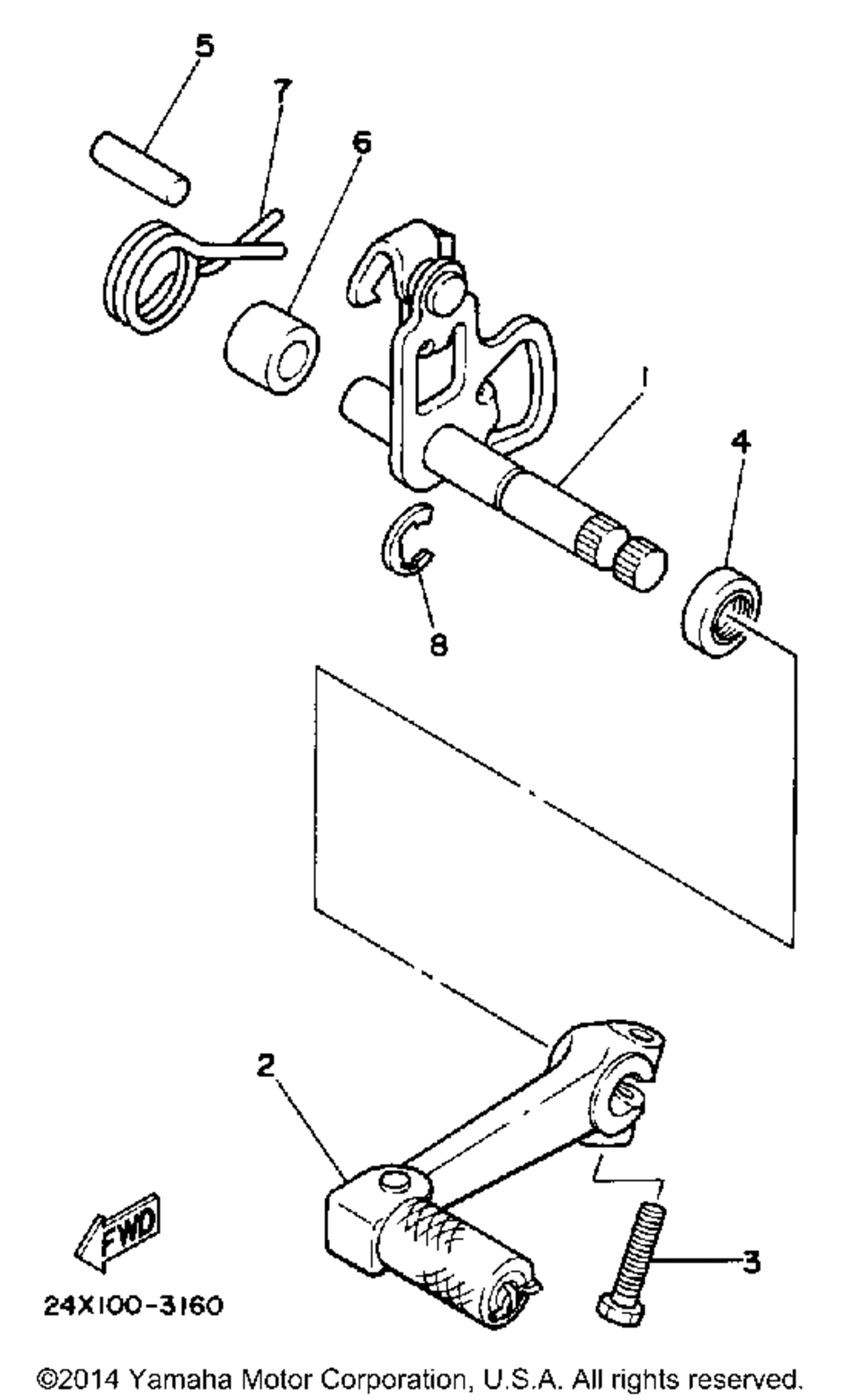 Shift shaft