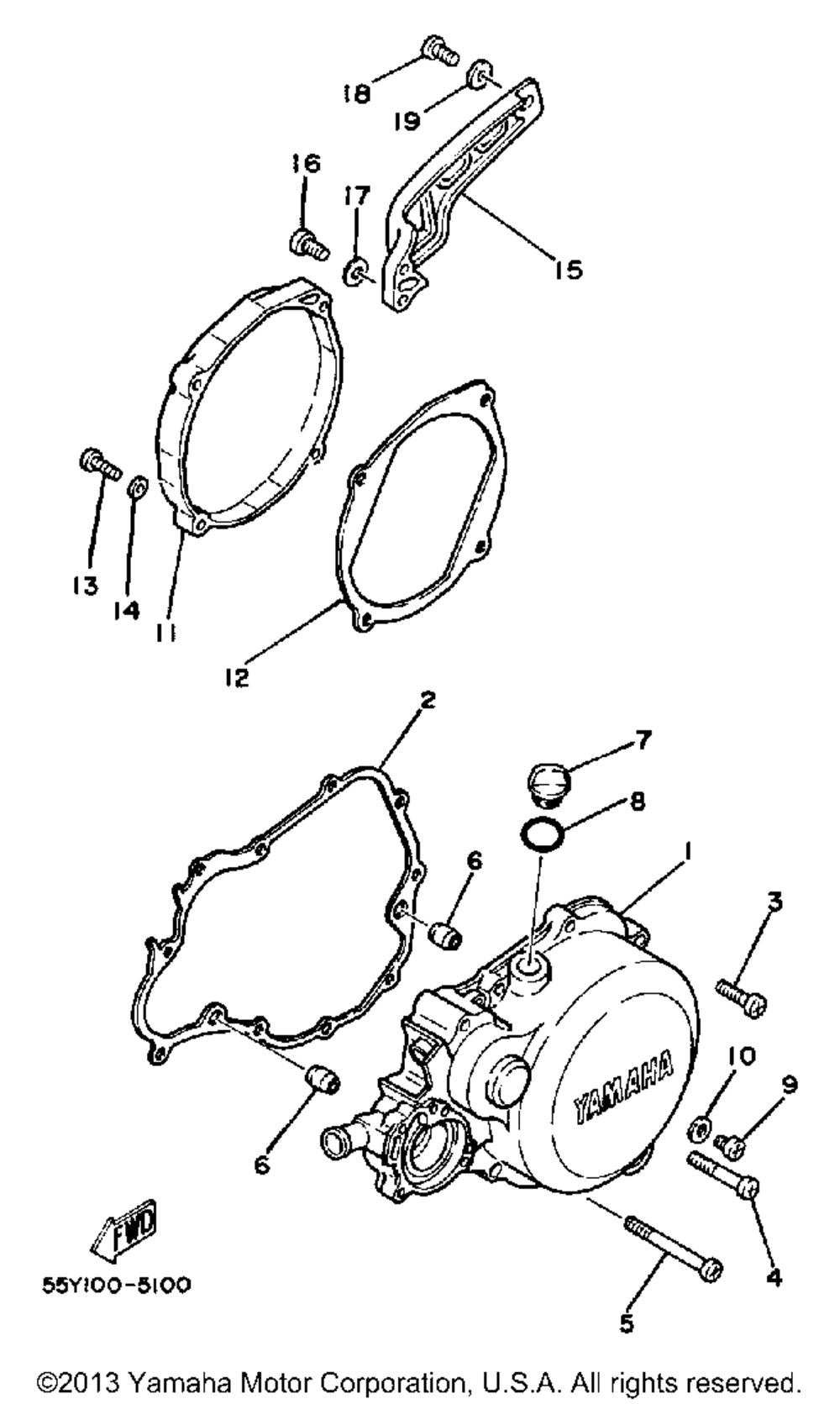 Crankcase cover 1