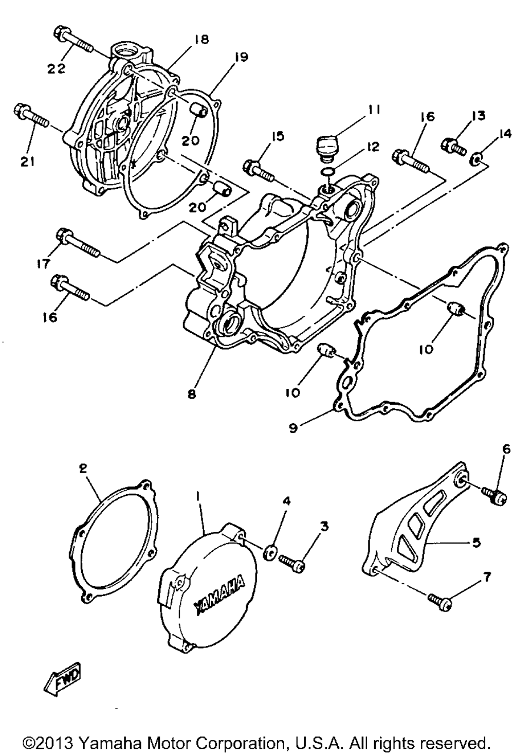 Crankcase cover