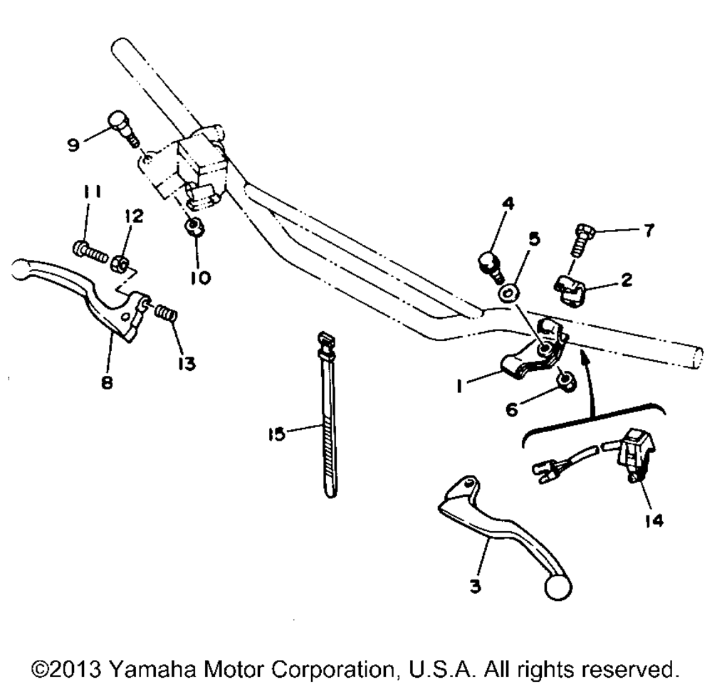 Handle switch - lever