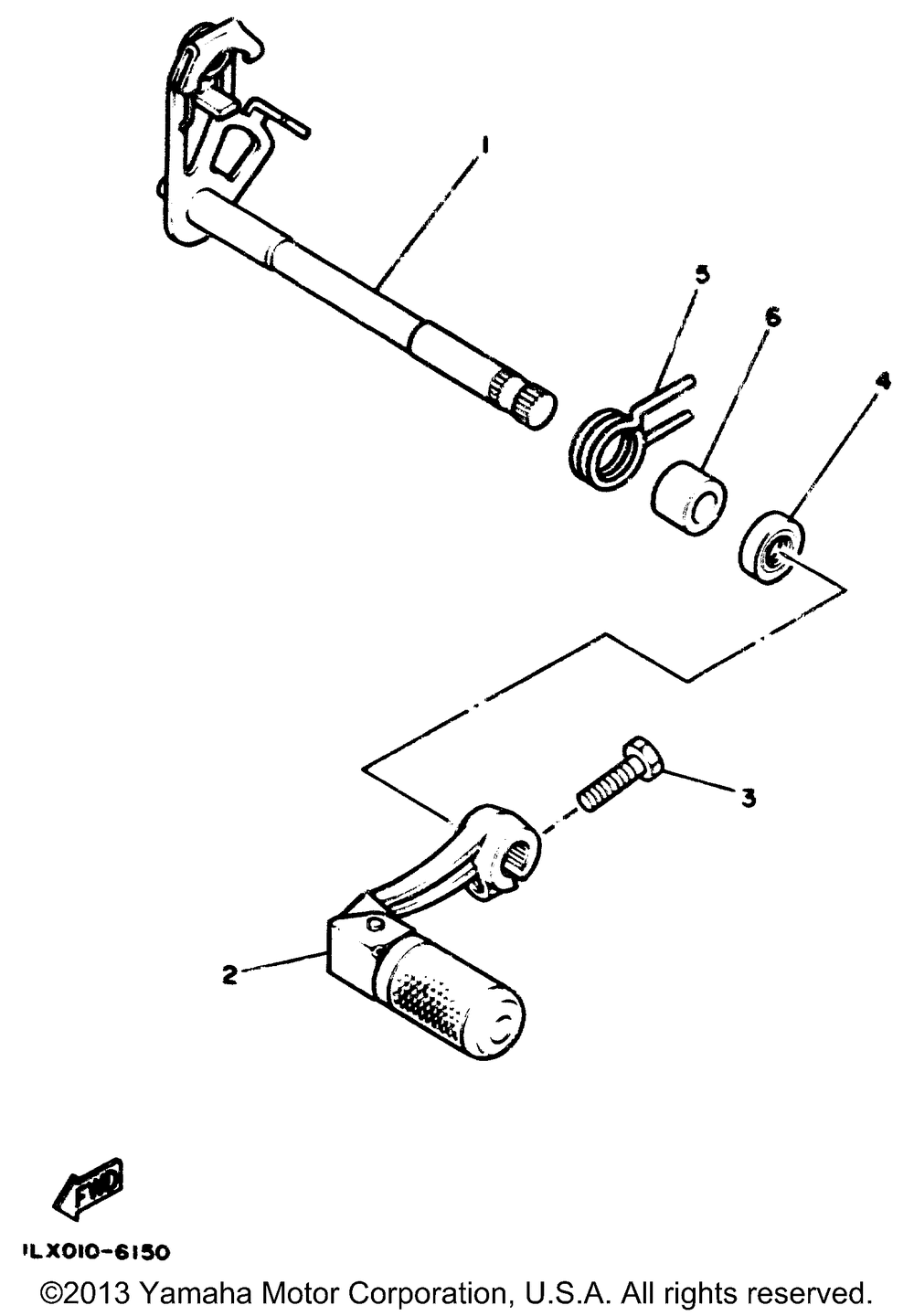 Shift shaft