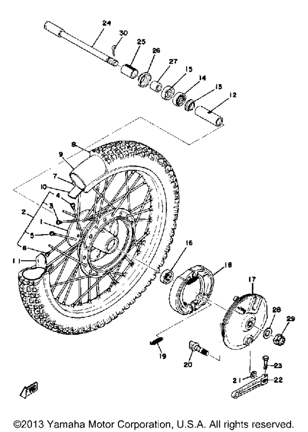 Front wheel