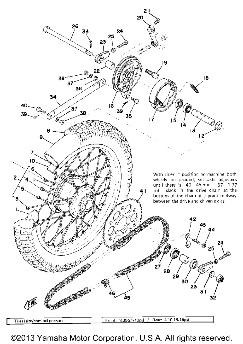 Rear wheel