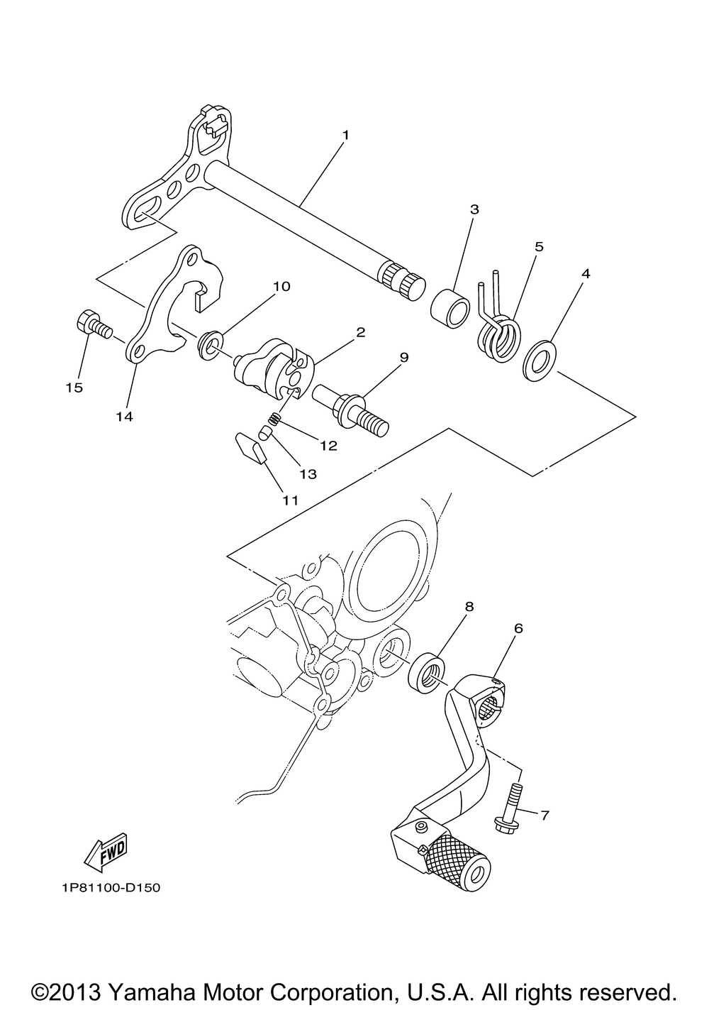 Shift shaft